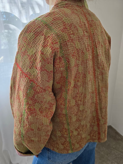 Short Kantha Jacket