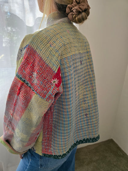 Short Kantha Jacket