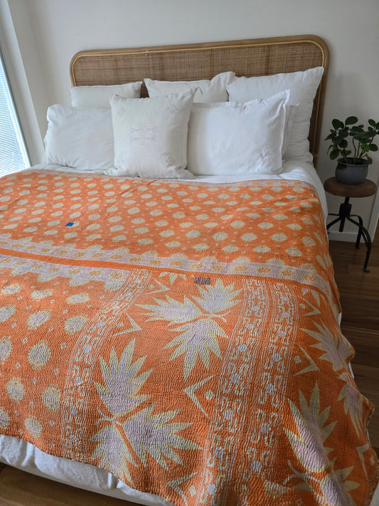 Vinatge Kantha Throw