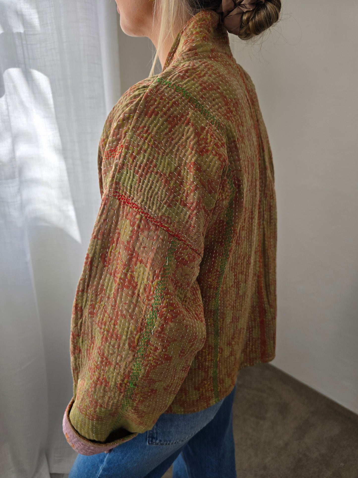 Short Kantha Jacket