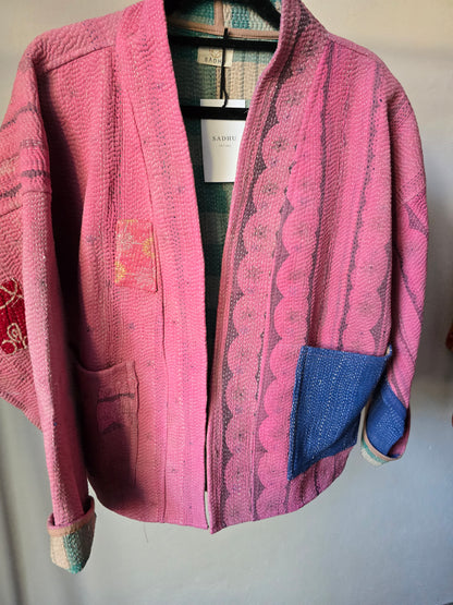Short Kantha Jacket