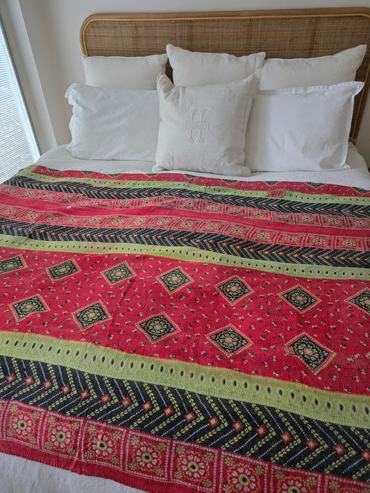 Vinatge Kantha Throw