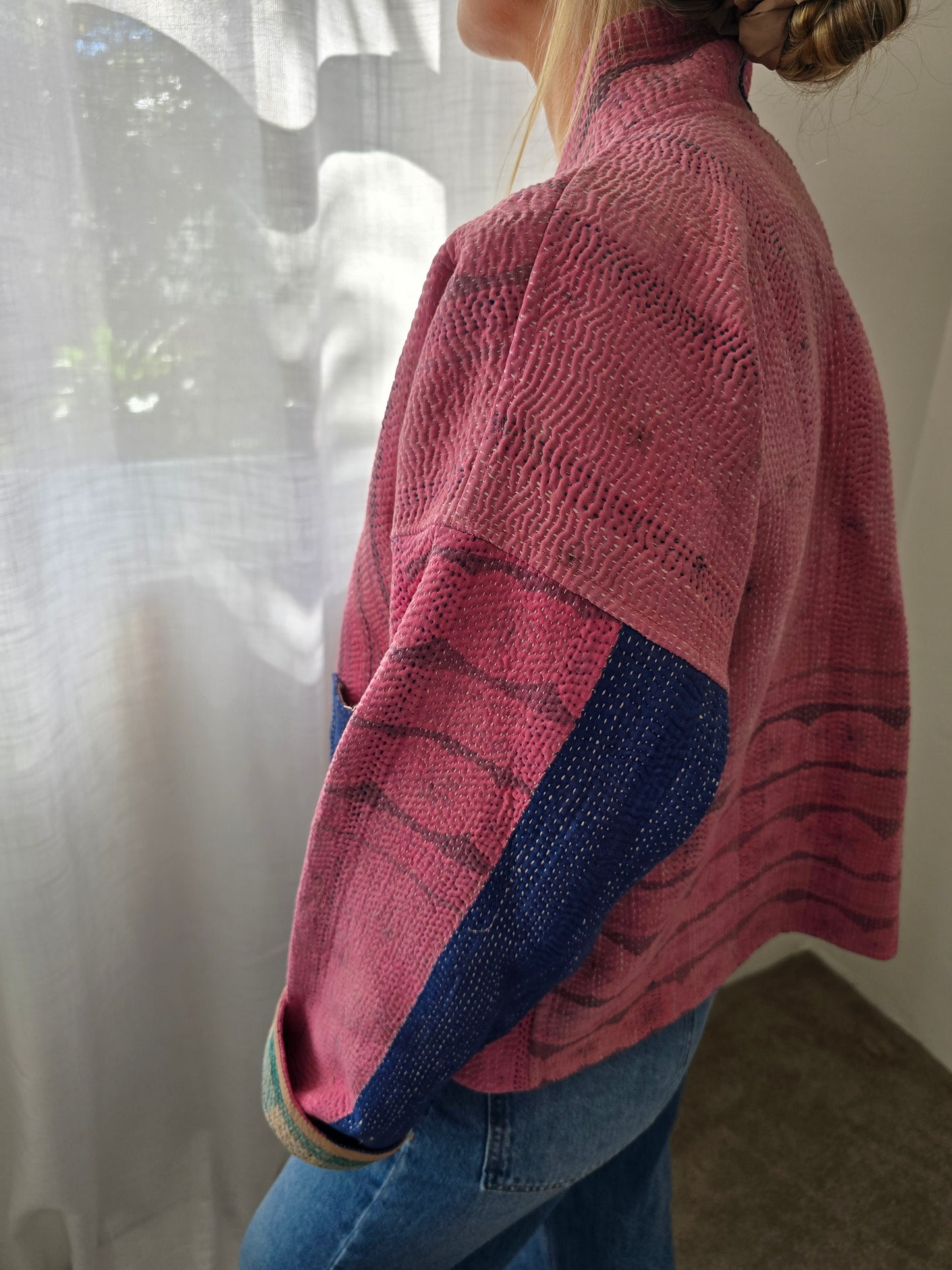 Short Kantha Jacket