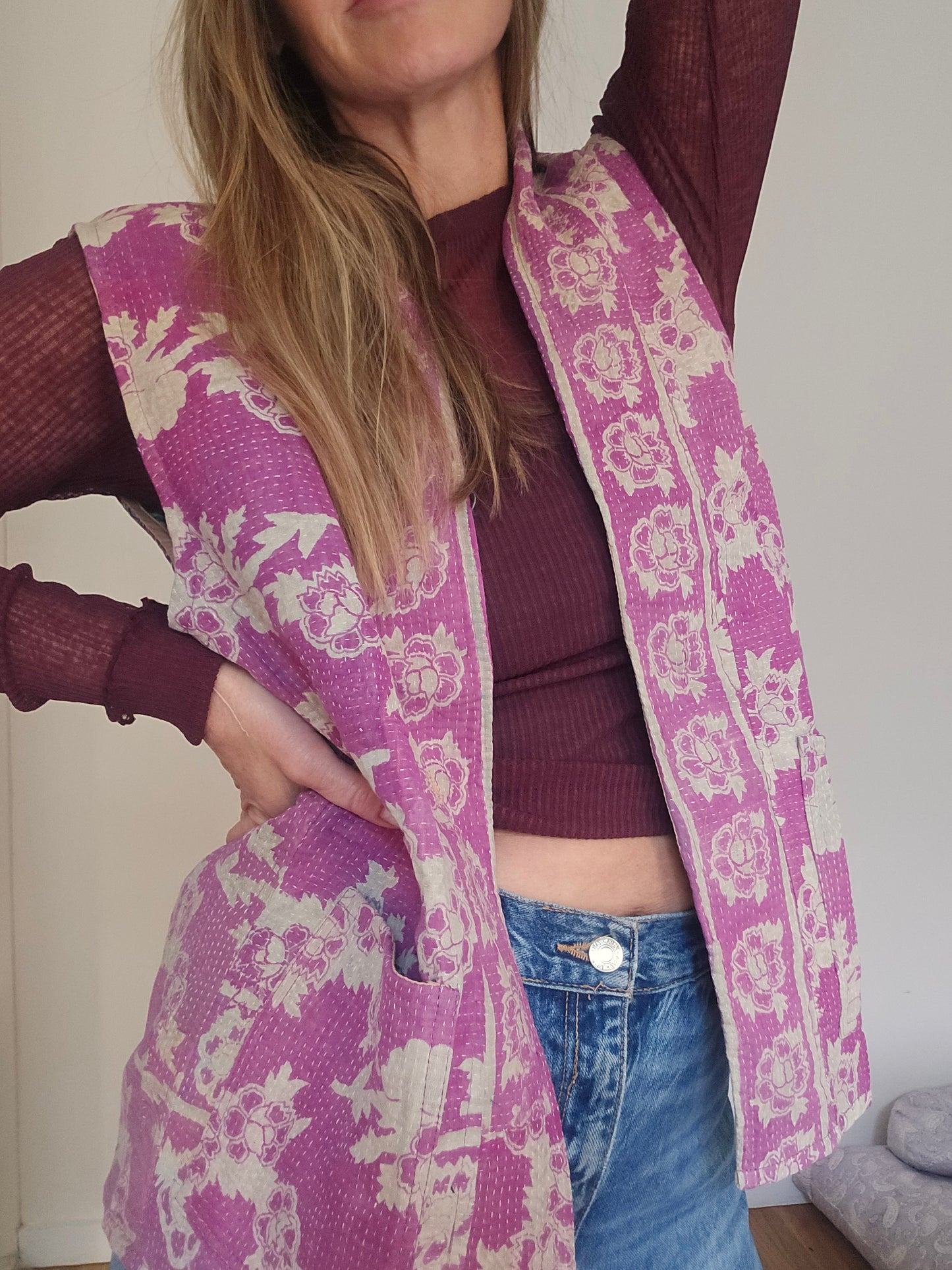 Kantha Vest