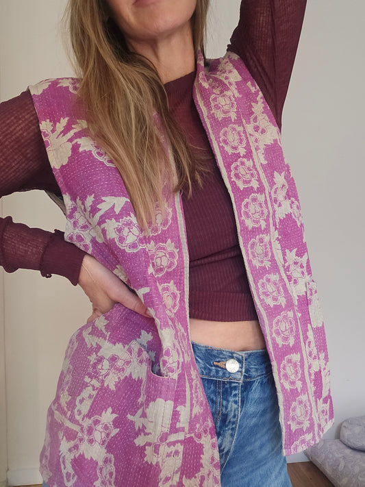 Kantha Vest