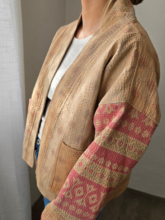 Short Kantha Jacket