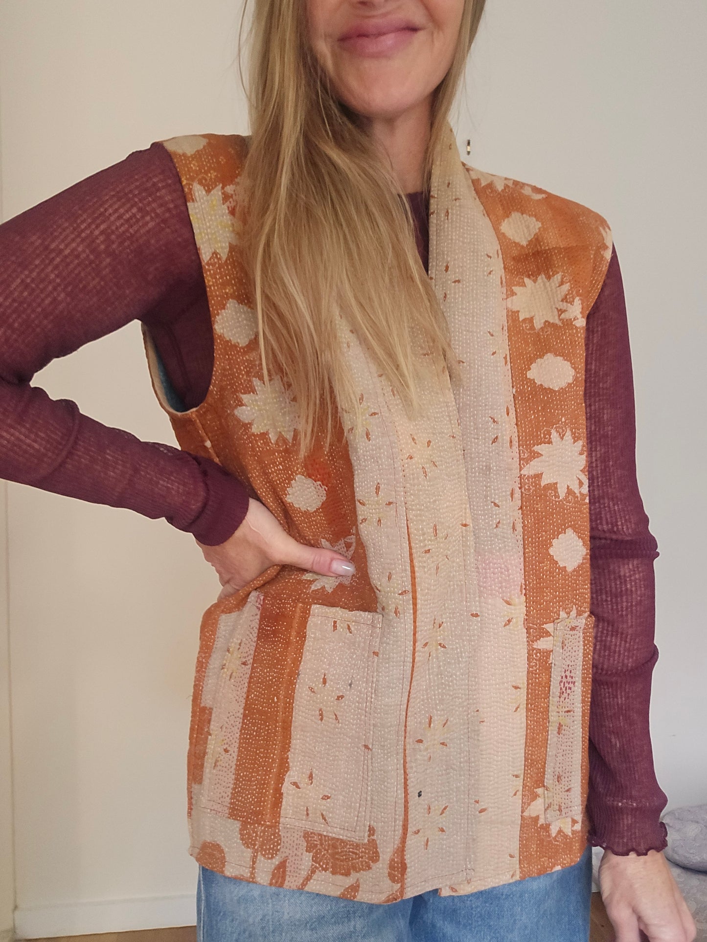 Kantha Vest