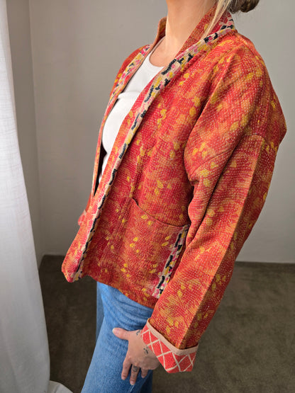 Short Kantha Jacket