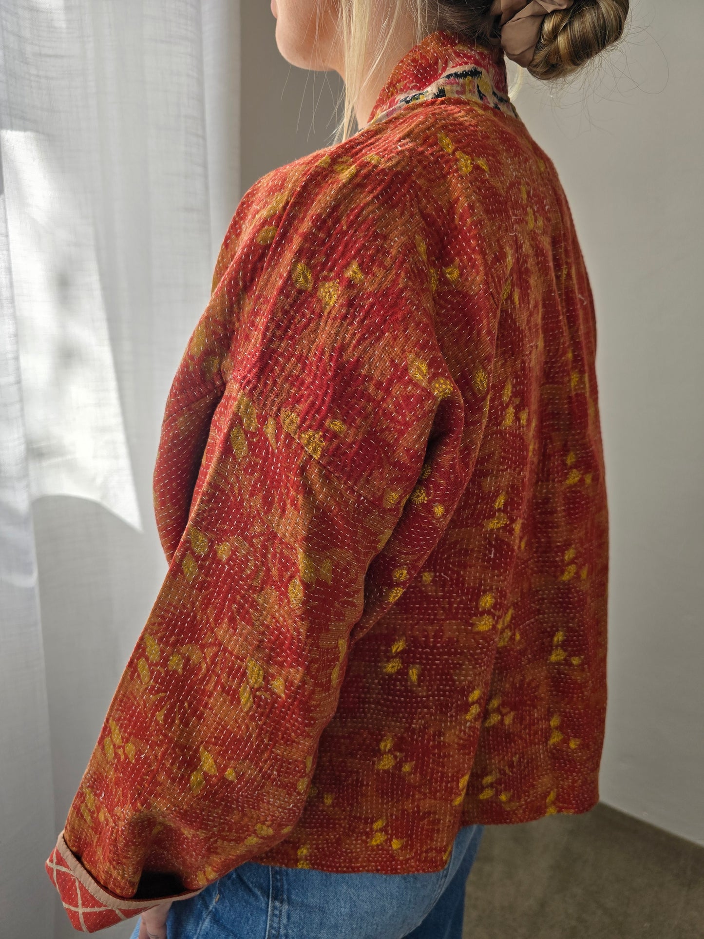 Short Kantha Jacket