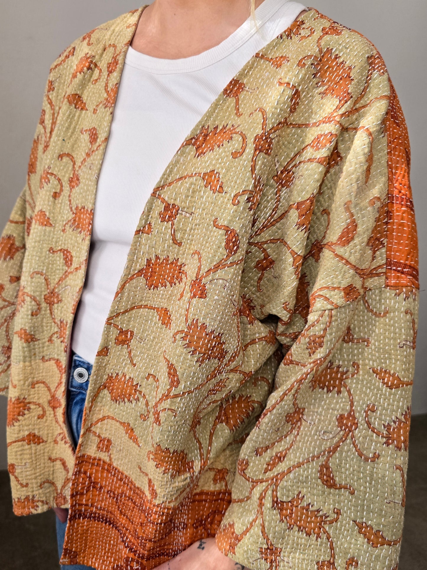 Kimono Kantha Jacket