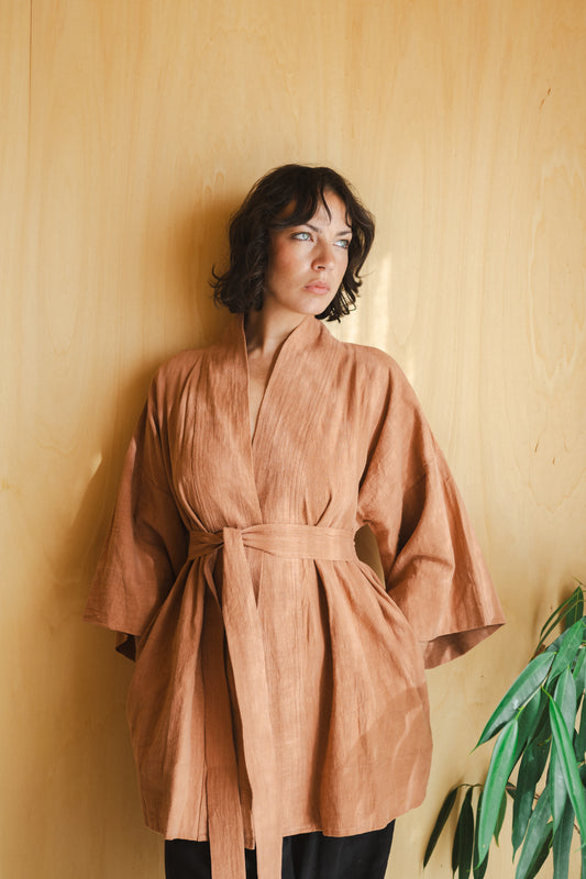 Structured Kimono- Earth