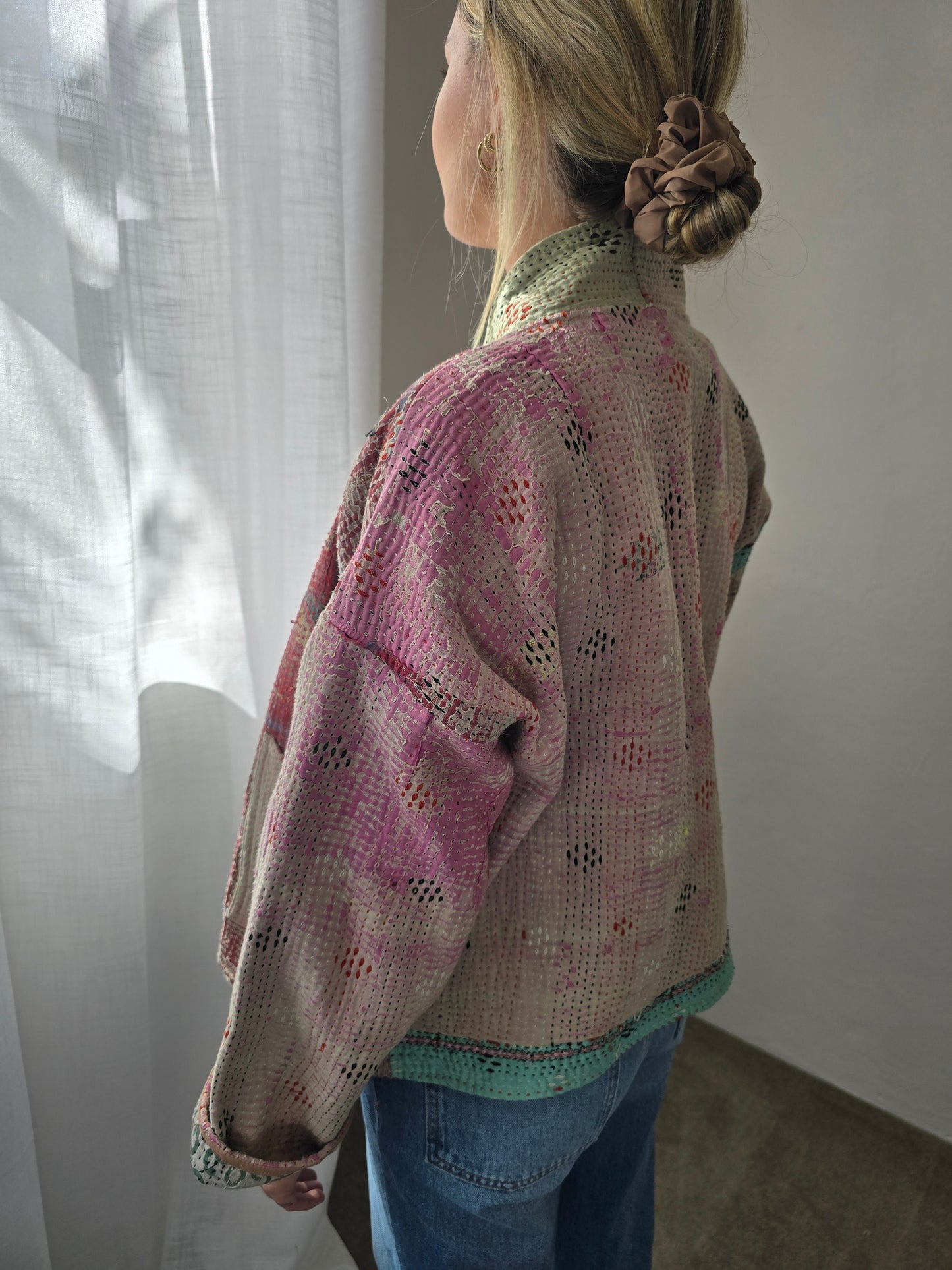 Short Kantha Jacket