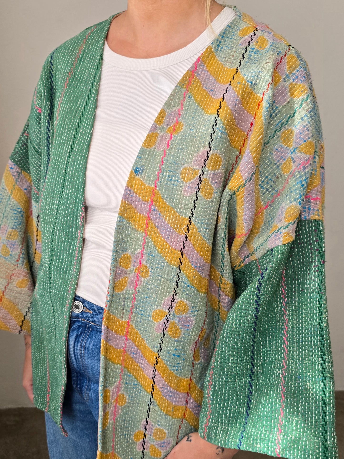 Kimono Kantha Jacket