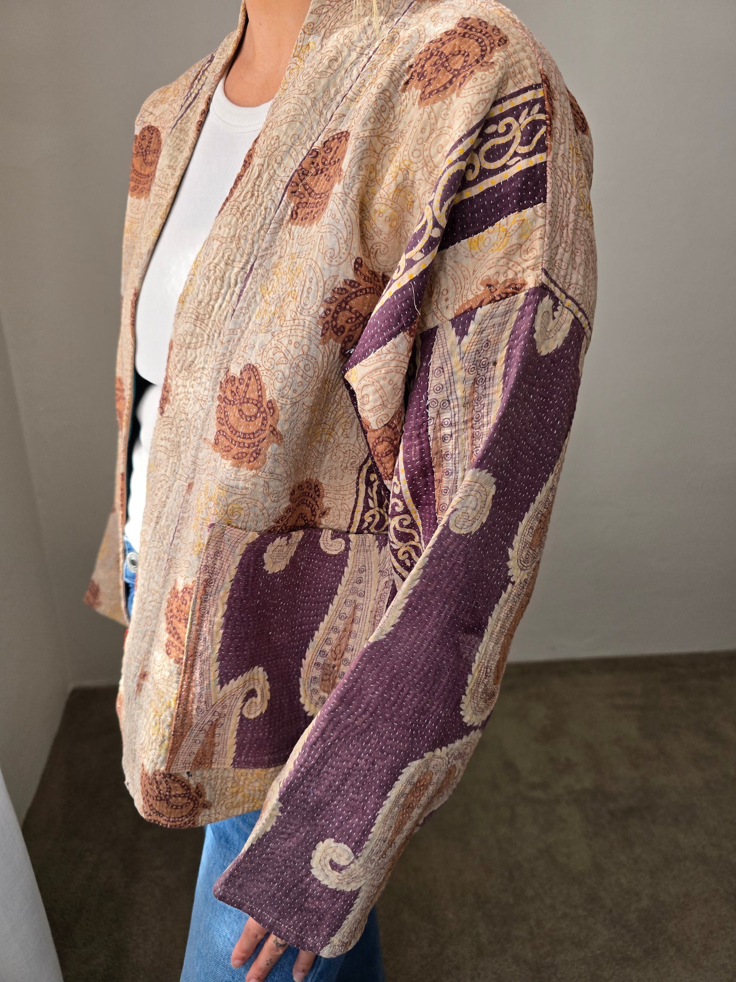 Short Kantha Jacket