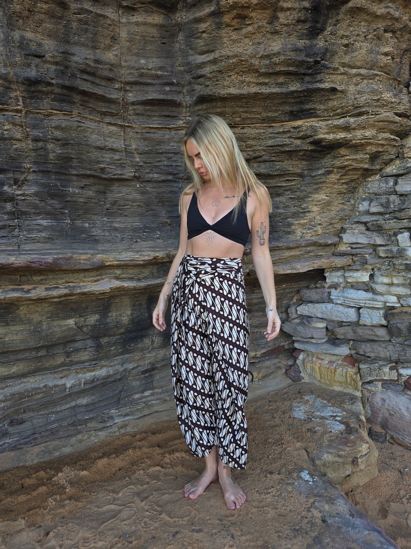 Batik Wrap Pant