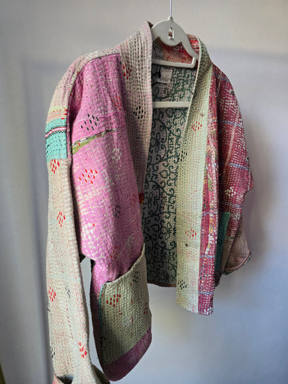 Short Kantha Jacket
