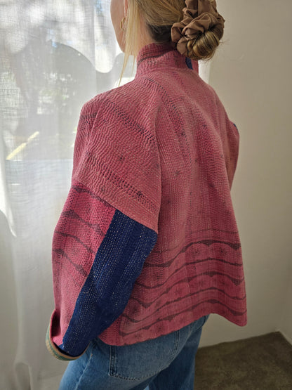 Short Kantha Jacket