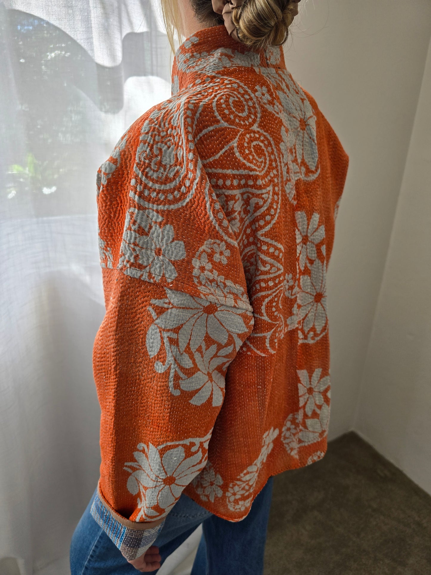 Short Kantha Jacket