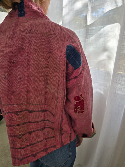 Short Kantha Jacket