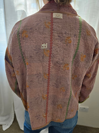 Short Kantha Jacket