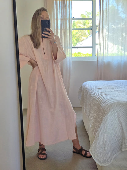 Temple Dress - Soft Peach