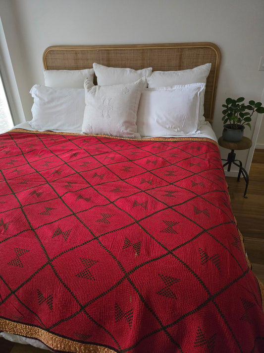 Vinatge Kantha Throw
