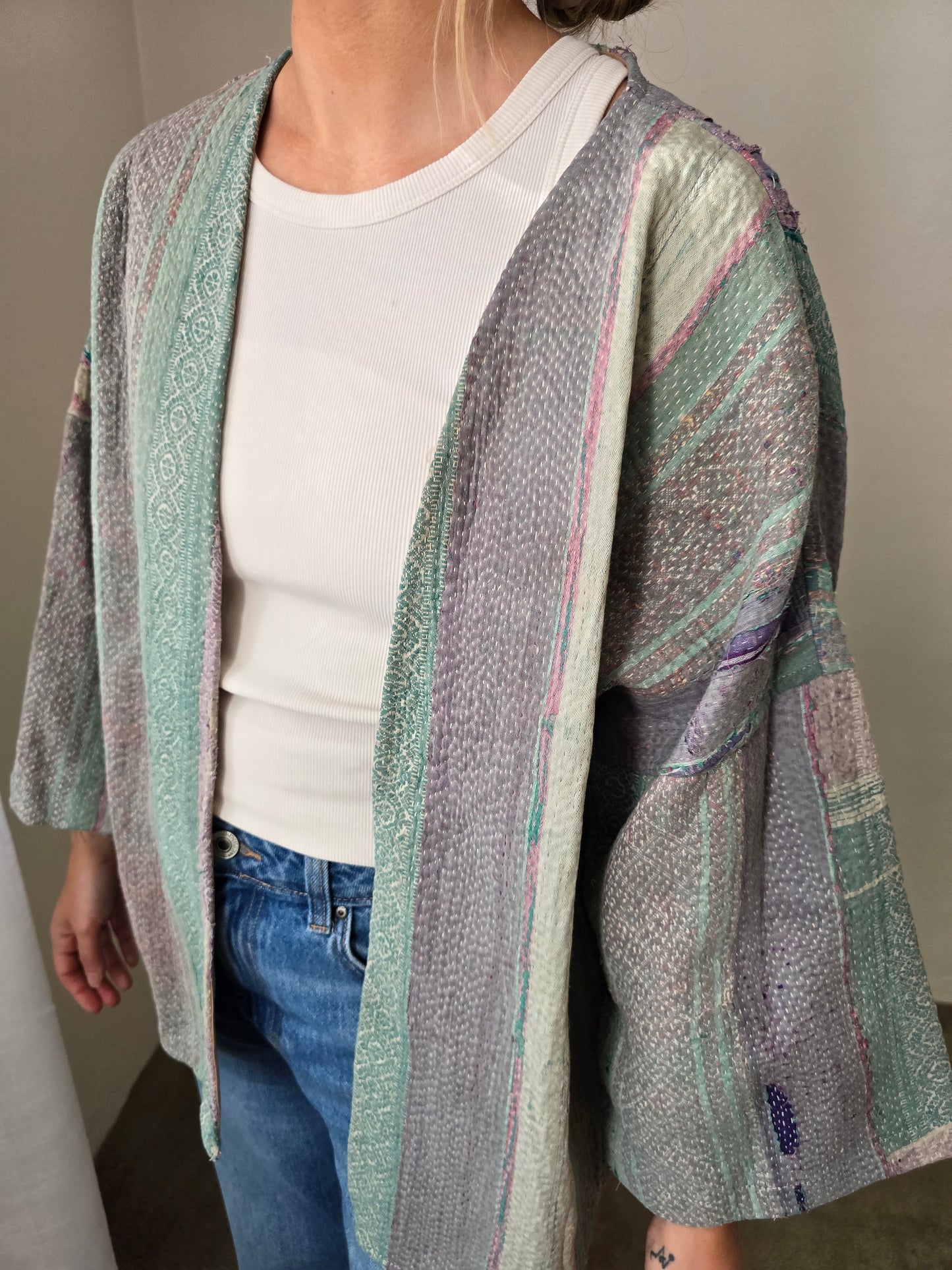 Kimono Kantha Jacket