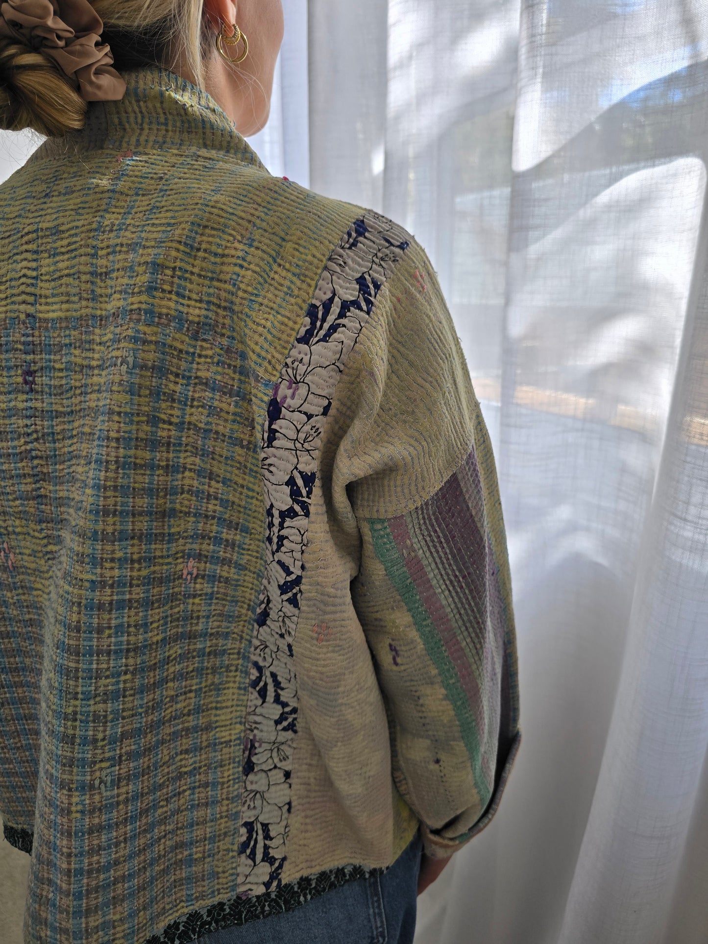 Short Kantha Jacket