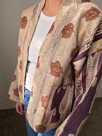 Short Kantha Jacket