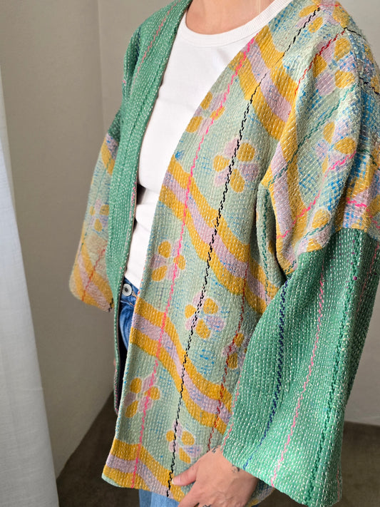 Kimono Kantha Jacket