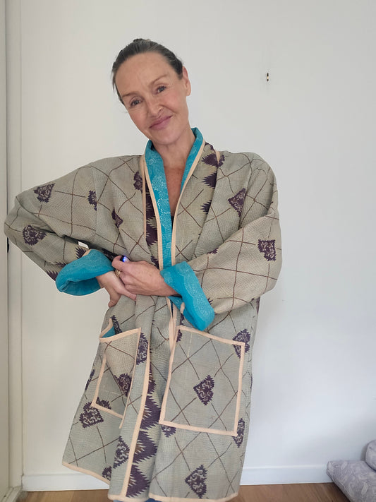 Long Kantha Jacket
