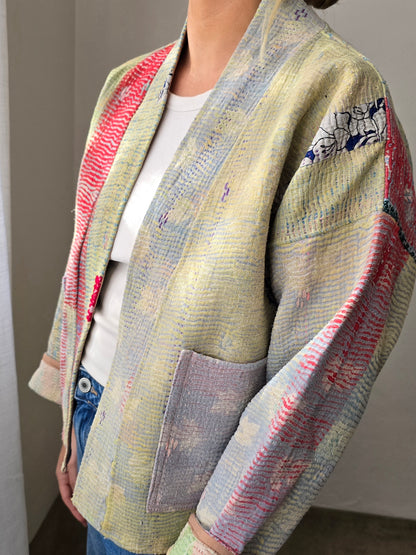 Short Kantha Jacket