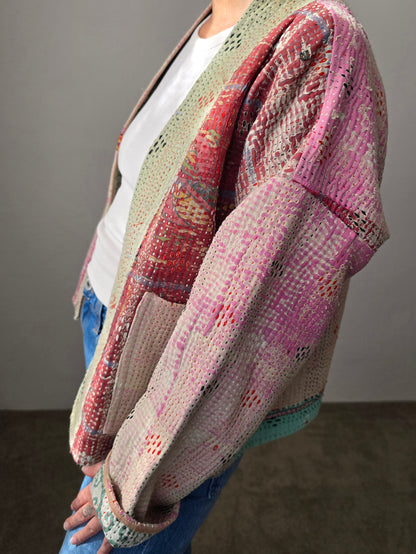 Short Kantha Jacket