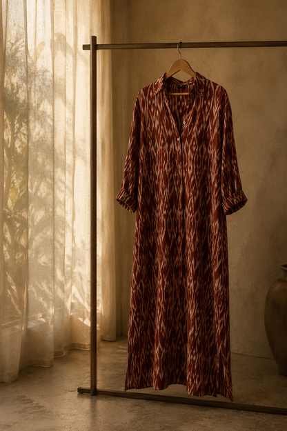 AVNI KAFTAN IKAT PRINT 4